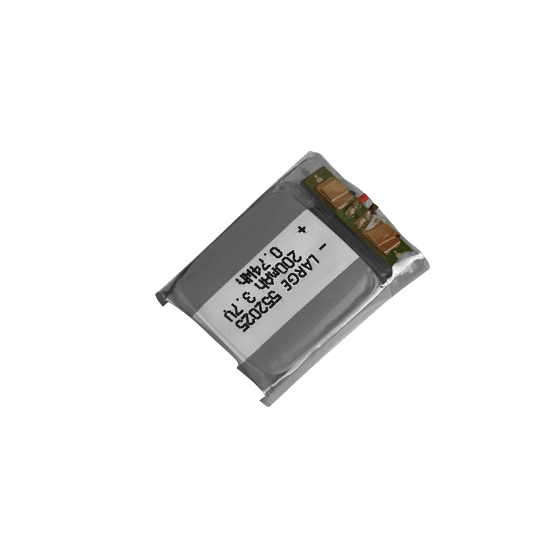 3.7V 200mAh 552025 Lithium Polymer Battery for Communications and Security Products