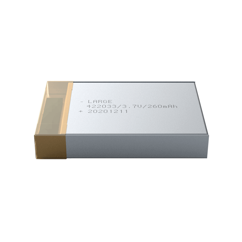 422033 3.7V 260mAh Lithium Polymer Battery for Wearable Low-frequency Instrument