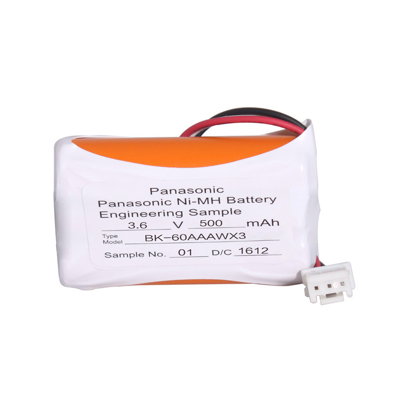 3.6V 500mAh TBOX Wide Temperature Ni-MH Battery for Vehicle ALU