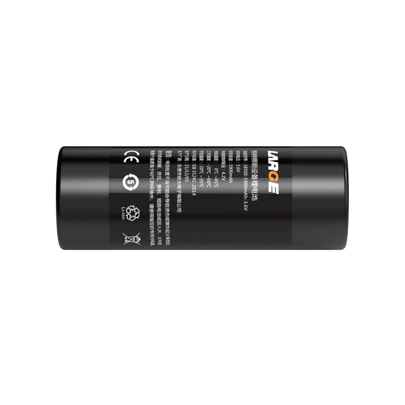 1900mAh 3.6V Lithium-ion Battery for Special Lighting Equipment