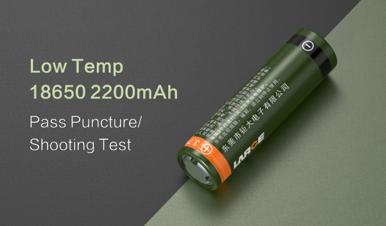 Low Temperature 18650 Cell with Puncture Test