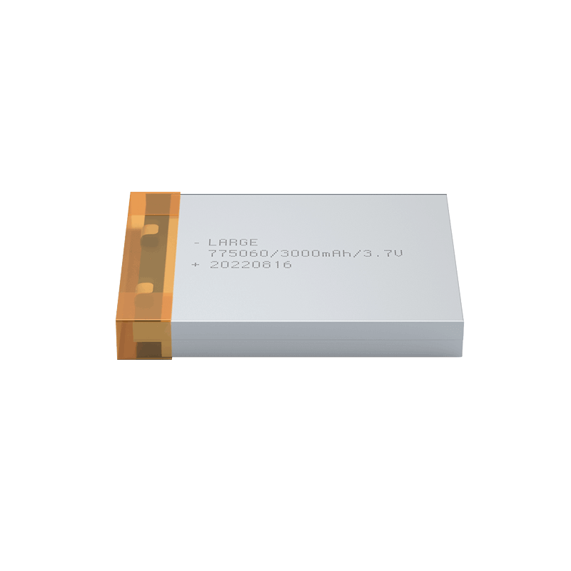 775060 3.7V 3000mAh Polymer Lithium Battery for Medical Blood Pressure Monitor