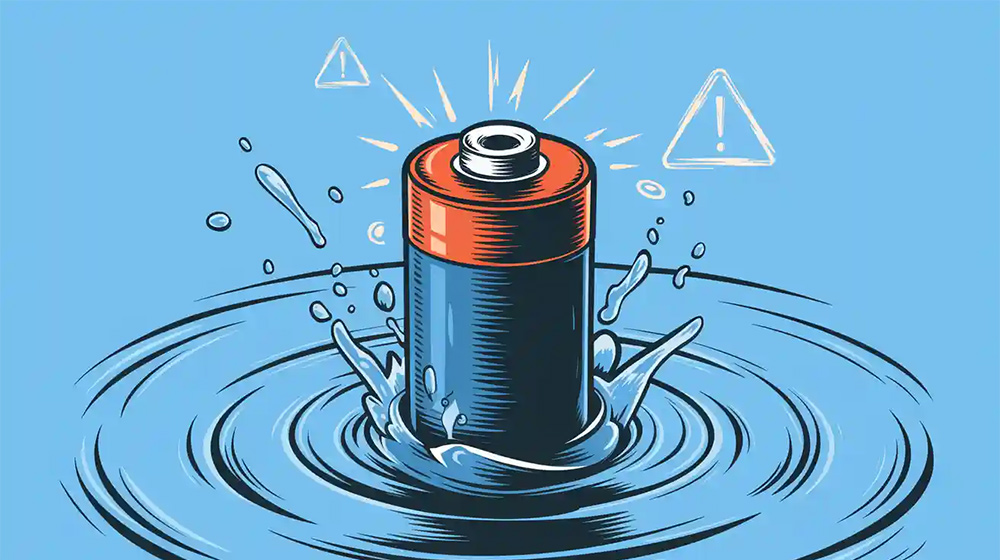 water and lithium battery water and lithium battery