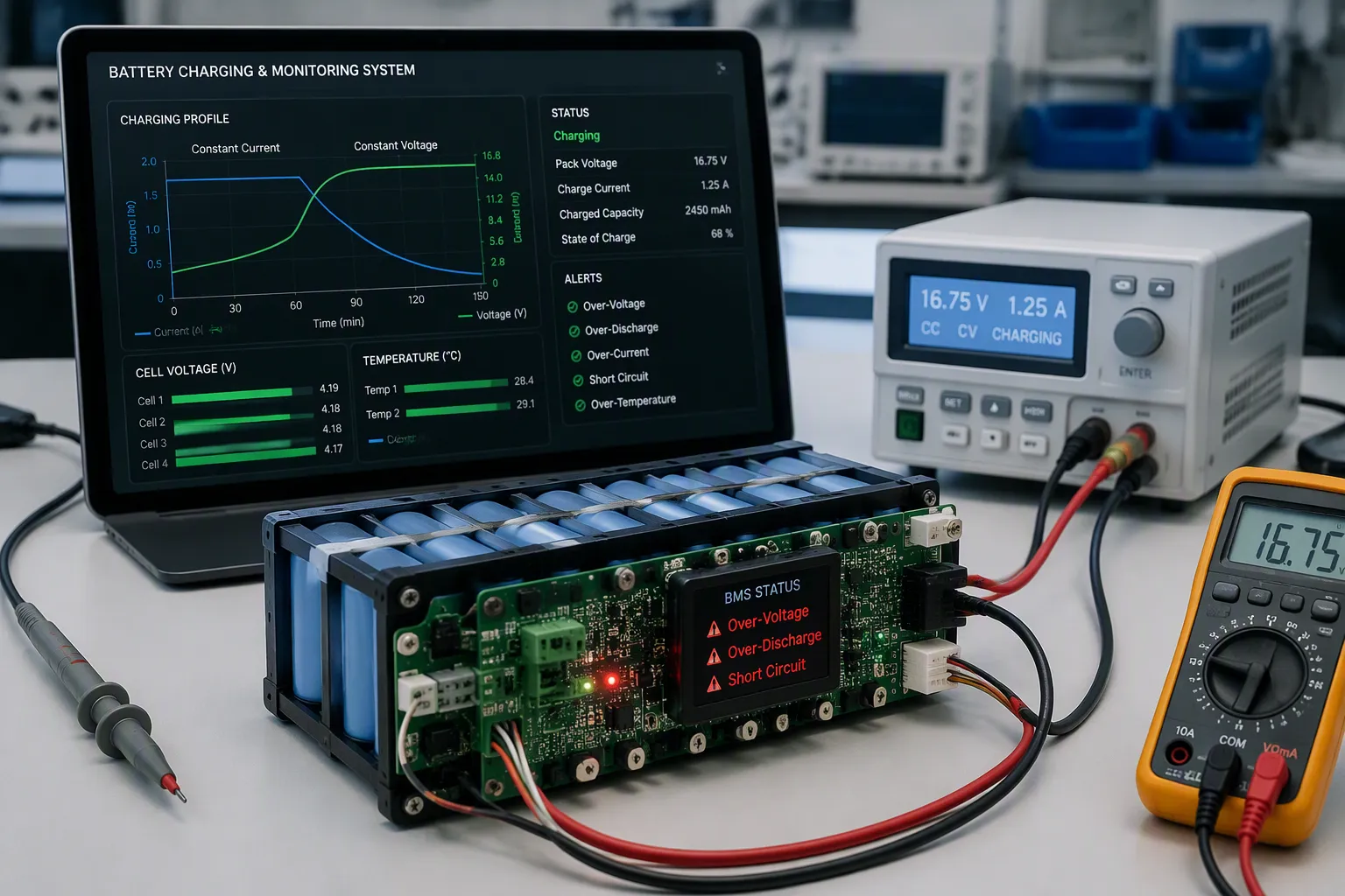 Charge, Discharge, and Protection for Custom Medical Battery Packs